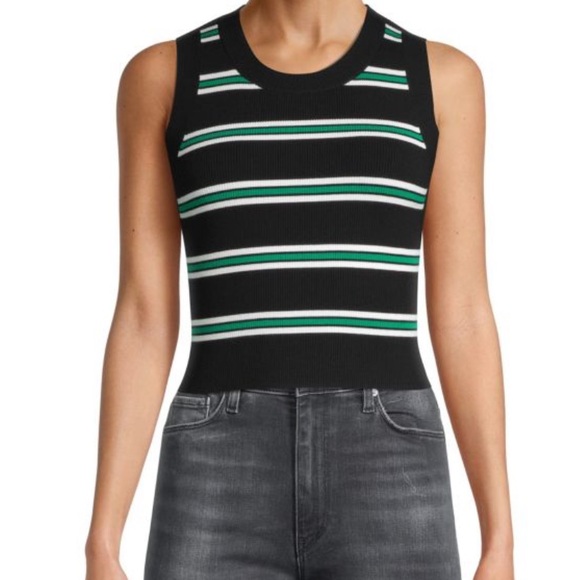 A.L.C. Archer Striped Tank Top - Picture 1 of 3